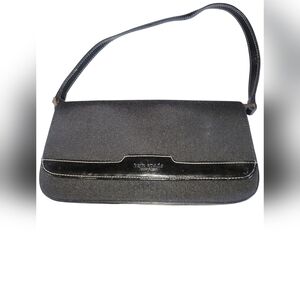 Kate Spade NY Black Anyday Women's Fabric/Leather Stitch Detail Shoulder Handbag